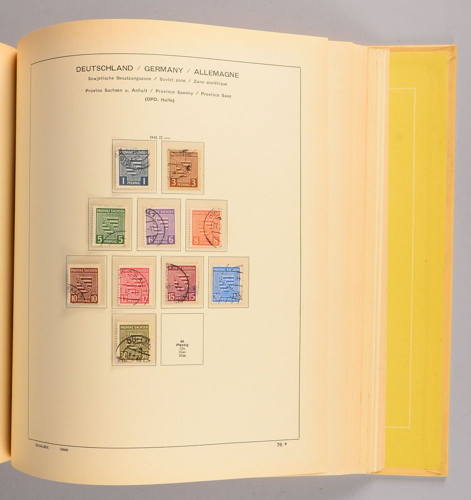 Briefmarkensammlung, 'Deutschland', ab 1945: div., ungebraucht/postfrisch und gest.
