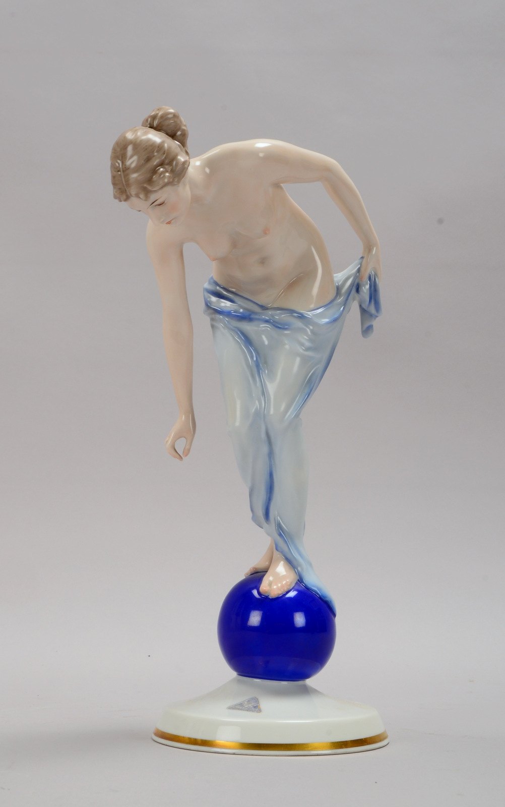 Rosenthal/Bahnhof Selb, Porzellanfigur, 'Fortuna', Modellnr. '746', Entw.: E. Wenck