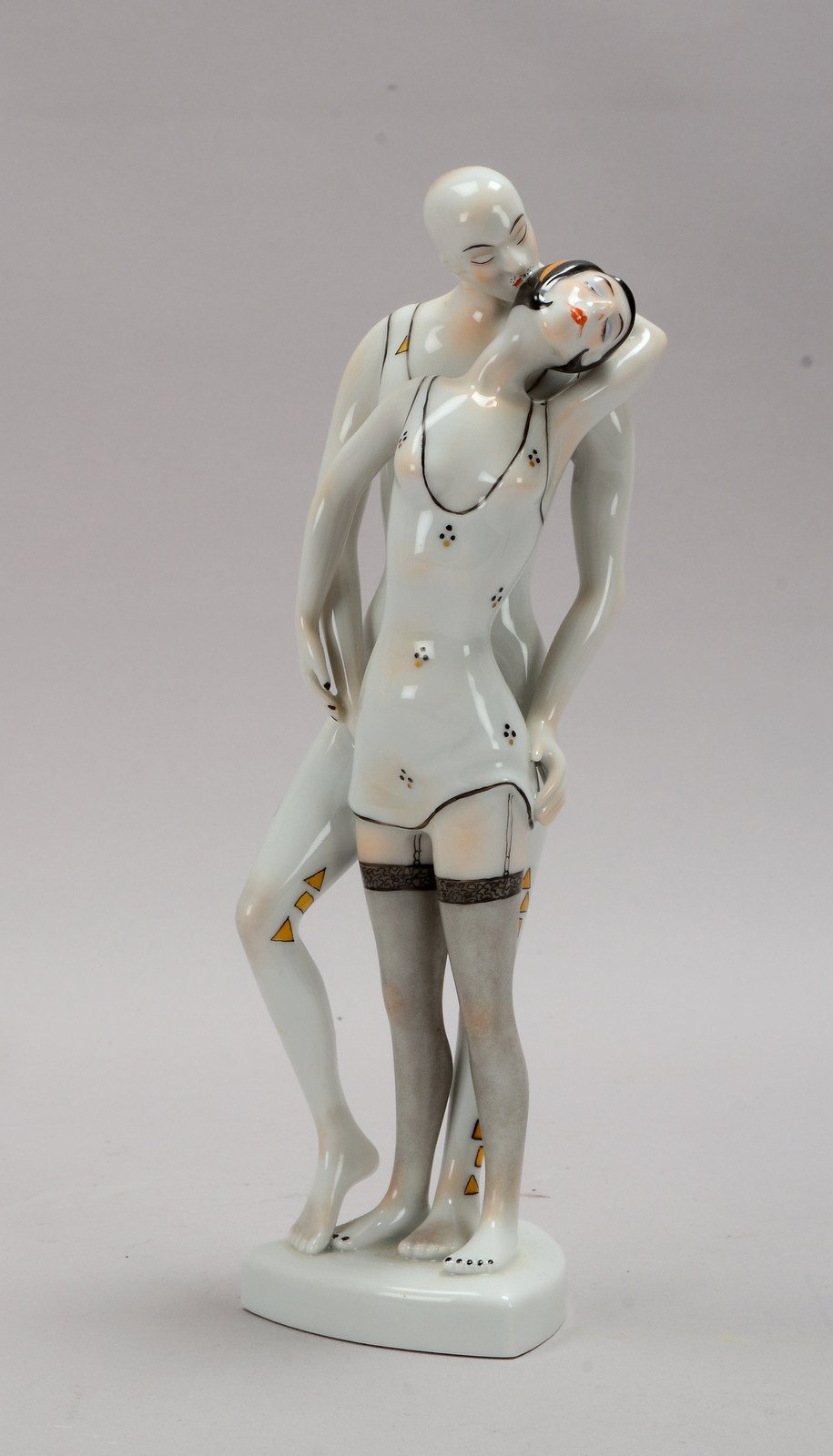 Ält. Volkstedt. Porz.-Manufaktur, Figurengruppe, 'Happy End-Eros', Entw. K. Zorn