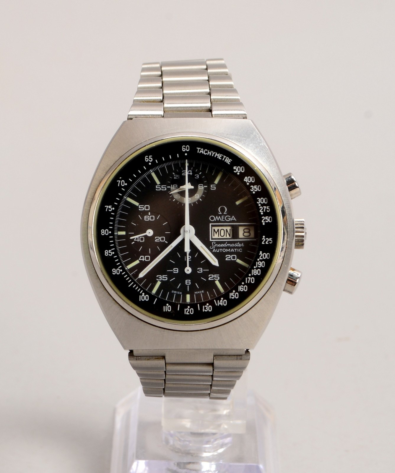 HAU/Chronograph, Omega 'Speedmaster', Automatik, Kaliber '1045', Edelstahl