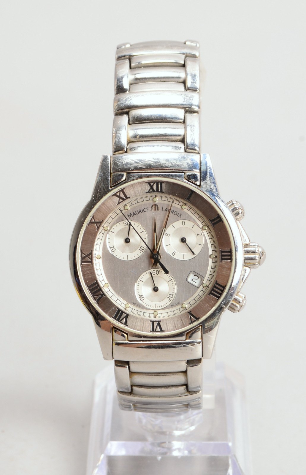 HAU Maurice Lacroix 'Pontos Chronographe', Quarzwerk, Edelstahl