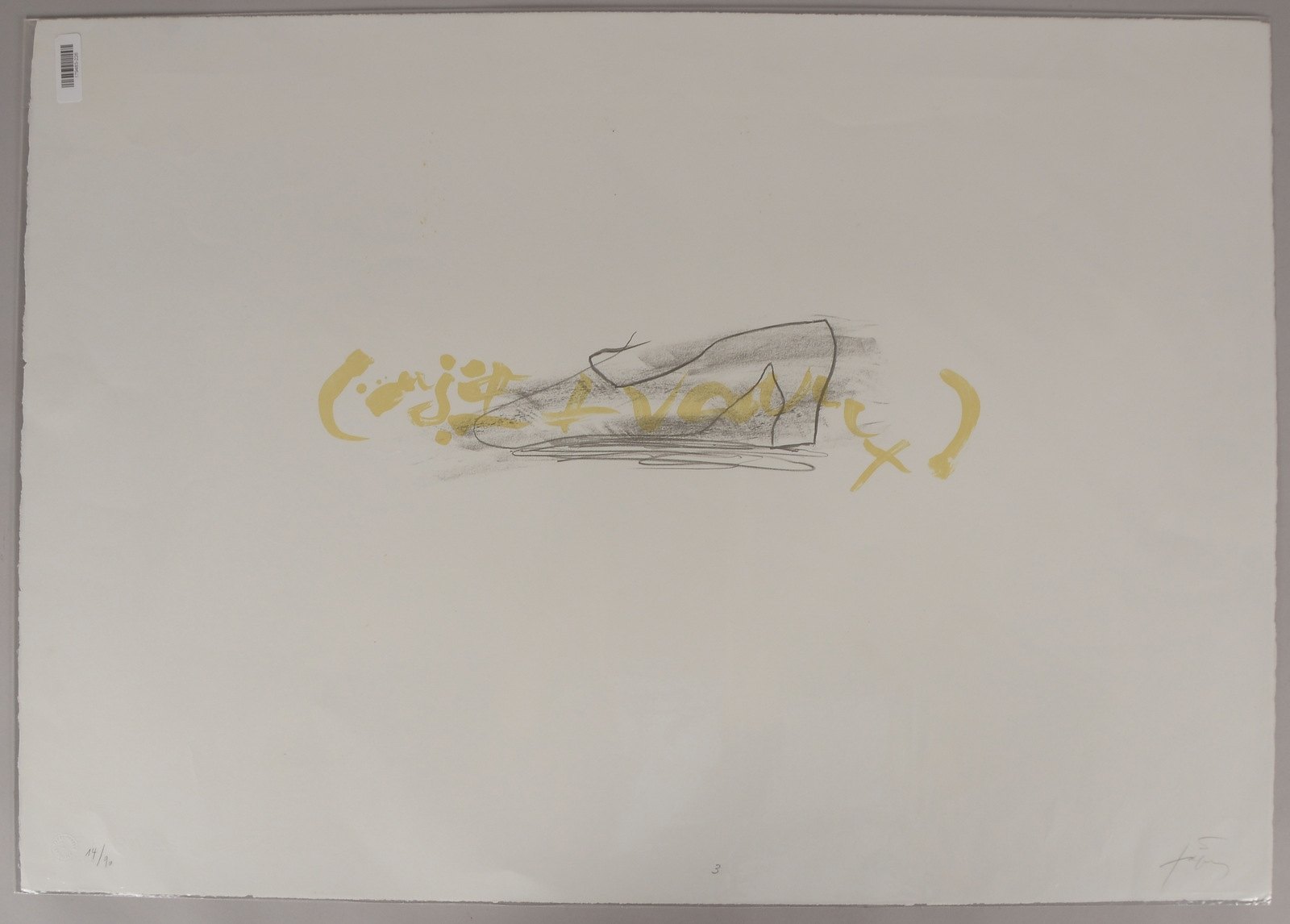 Tàpies, Antoni, 'Farbkomposition', Farblithografie, '14/90', sign./num. '3'