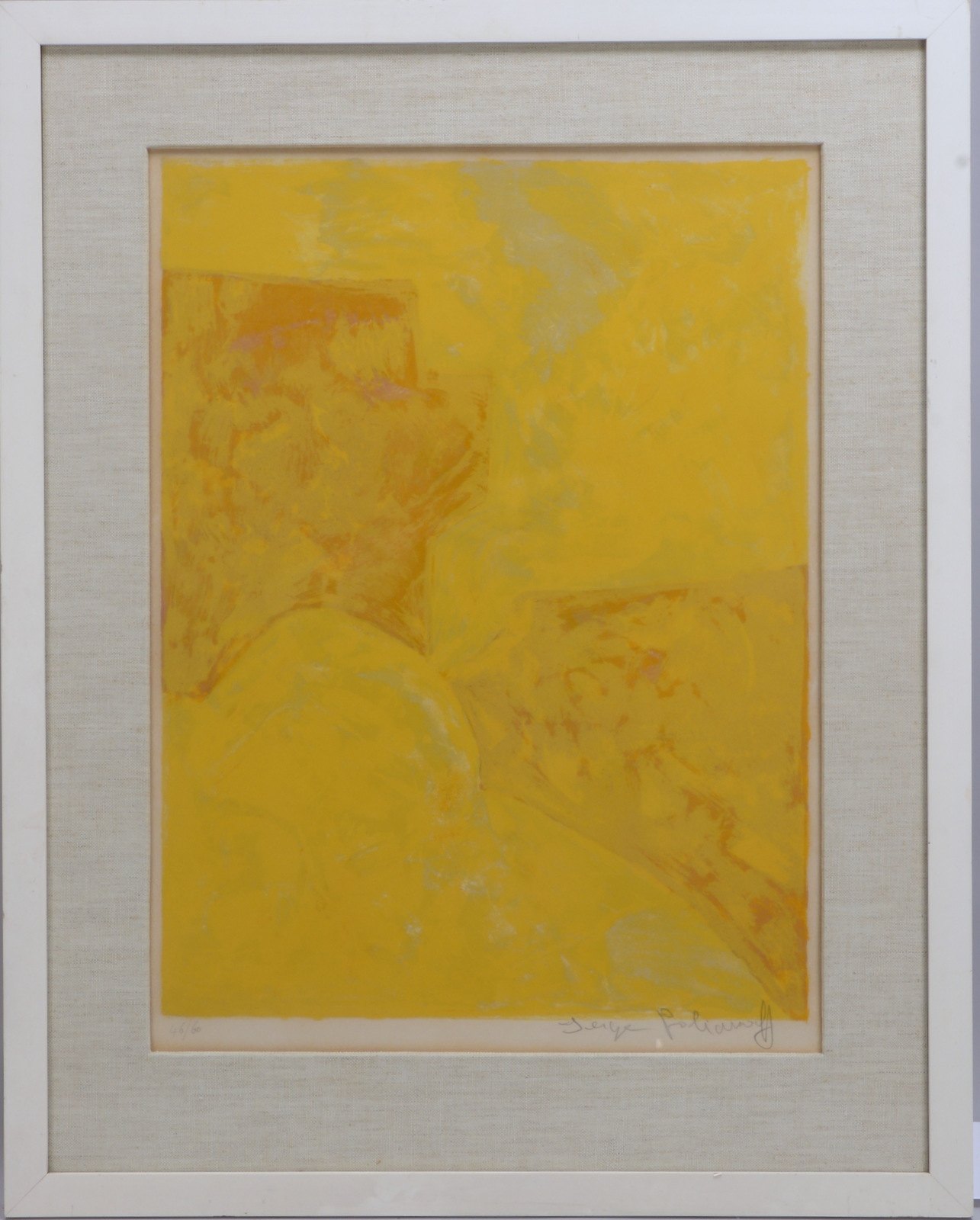 Poliakoff, Serge, 'Composition jaune', Farblithogr., '46/60', unten re. bleisign.