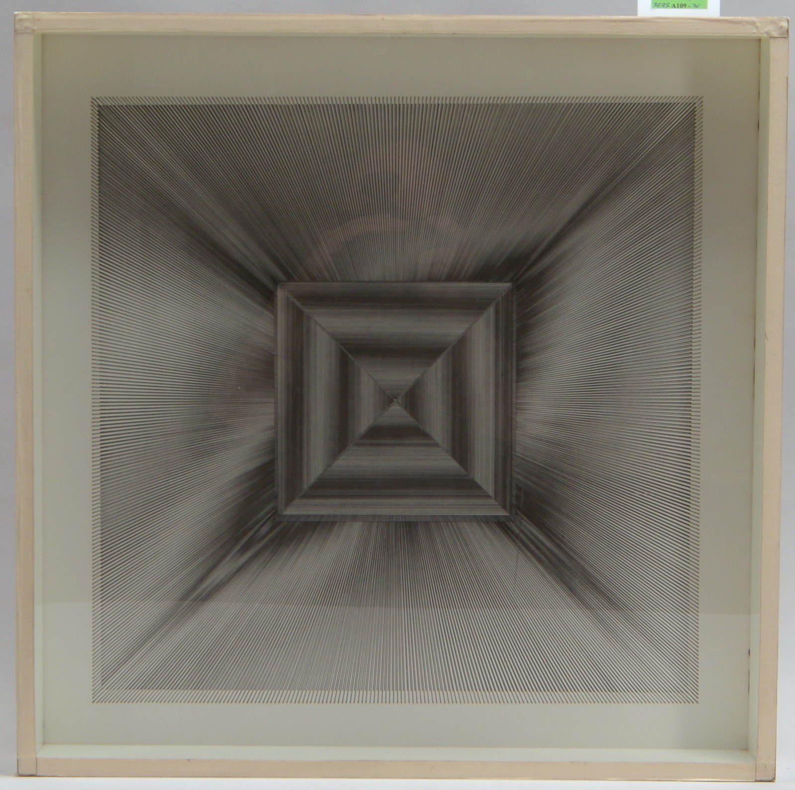 Wilding, Ludwig, 'Ohne Titel', Serigr. auf Acryl/über Serigr. auf Karton, '31/100', sign./dat.