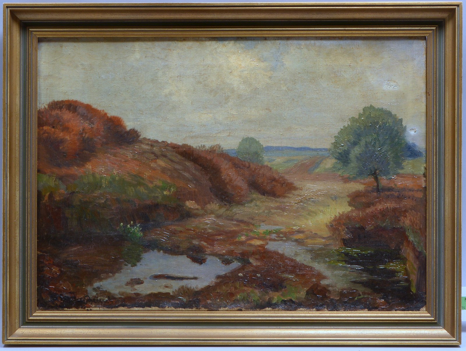 Müller-Scheeßel, Ernst, 'Moorlandschaft', Öl/Lw, unten li. sign., ungerahmt