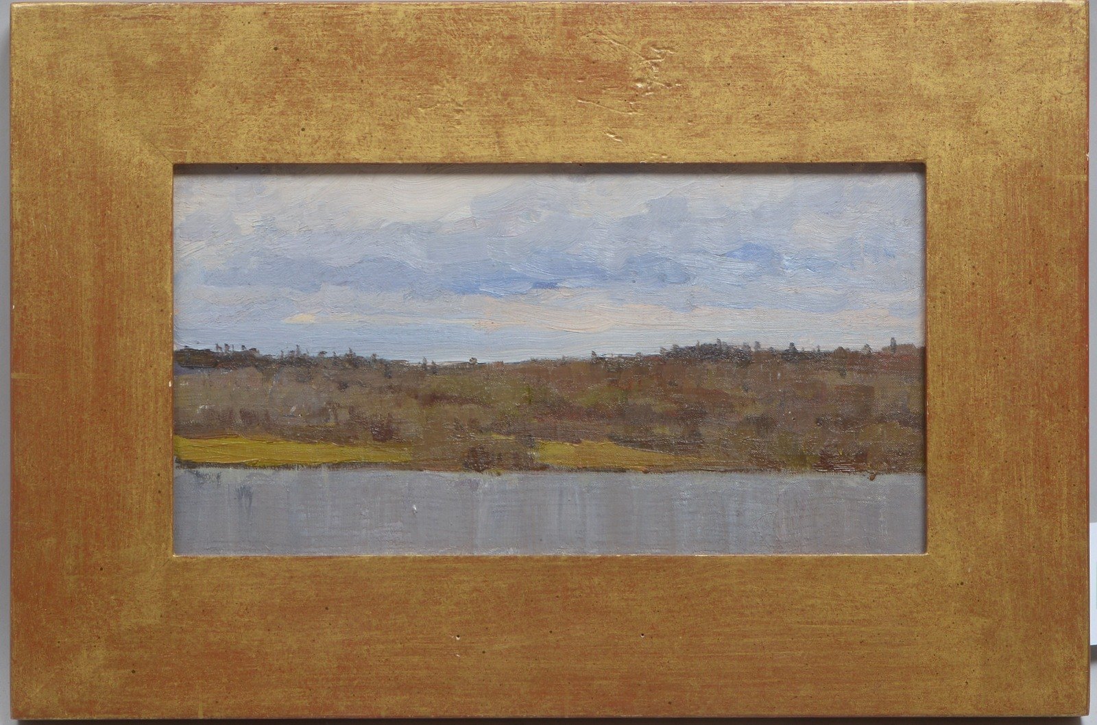 Baikov, Leonid Petrovich, 'On the Horizon', Öl auf Hartf., unsign., verso bez.