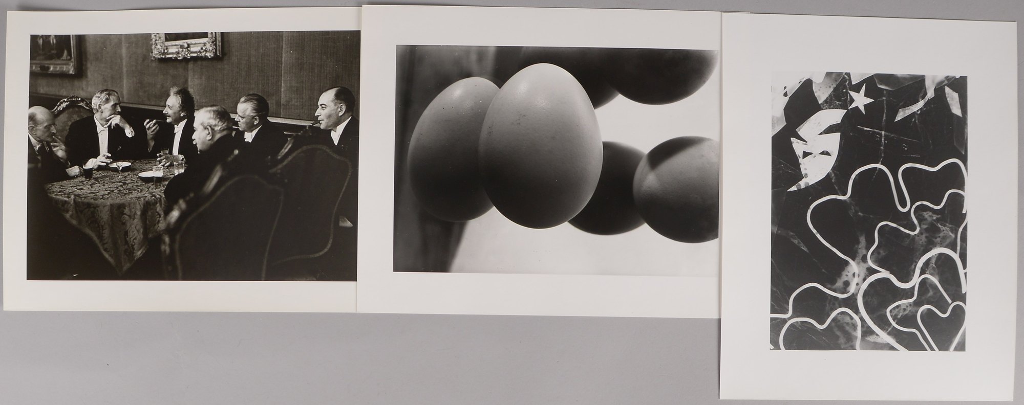 3x Fotografien (Ed. Griffelkunst): Finsler, H.; Chad, C.; und Salomon, E.