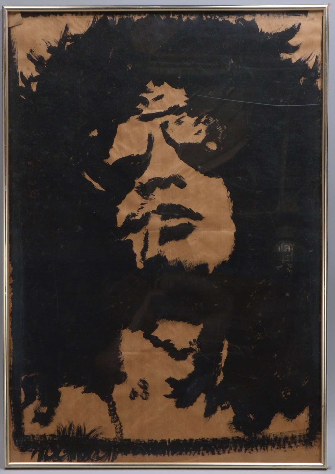 Jung, Julian, 'Portrait Slash - Saul Hudson', Acryl auf Papier, unten li. sign.
