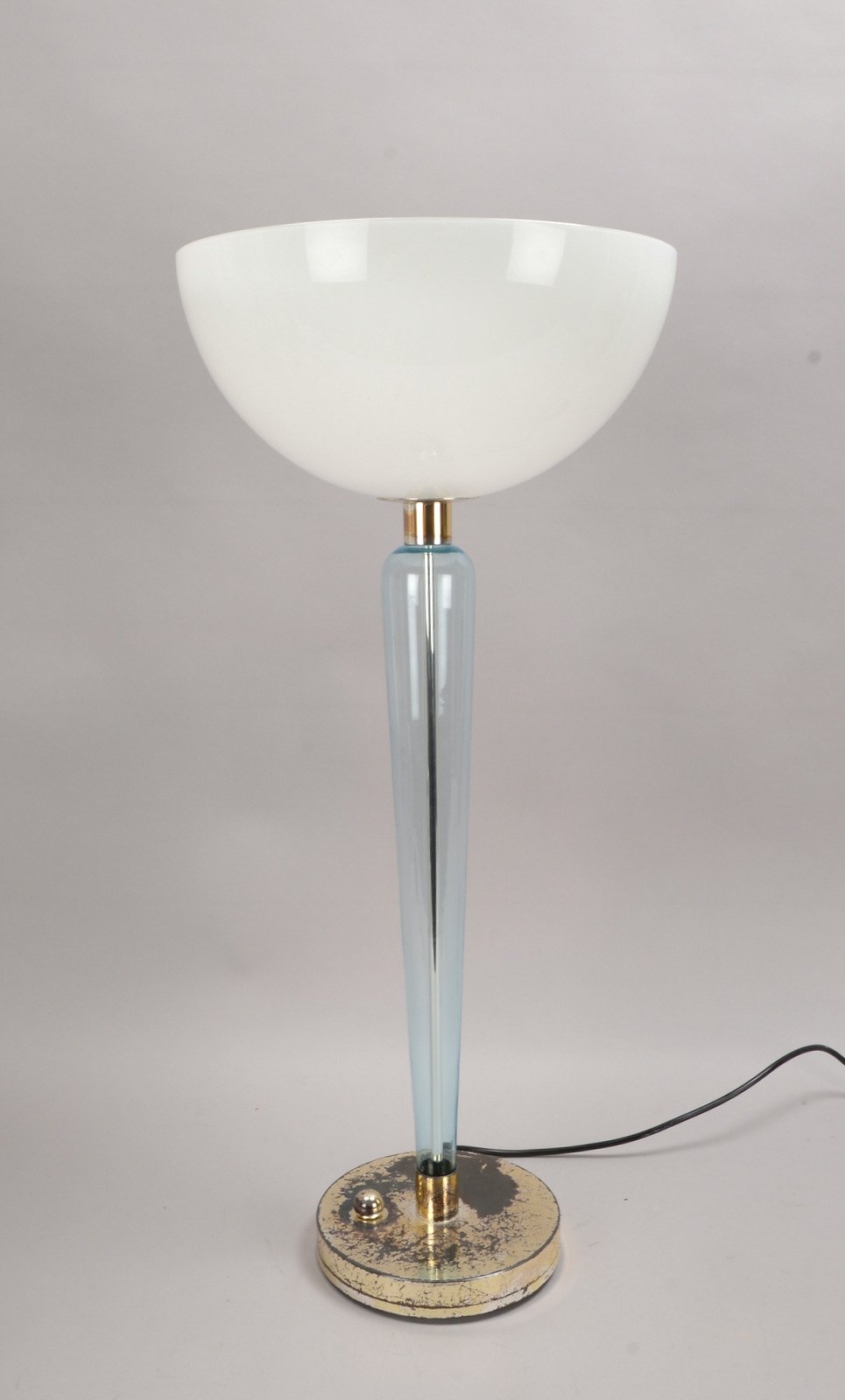 VeArt/Italien, Designer-Tischlampe, Entw.: J. Cerutti; Höhe 76 cm, Ø 34 cm
