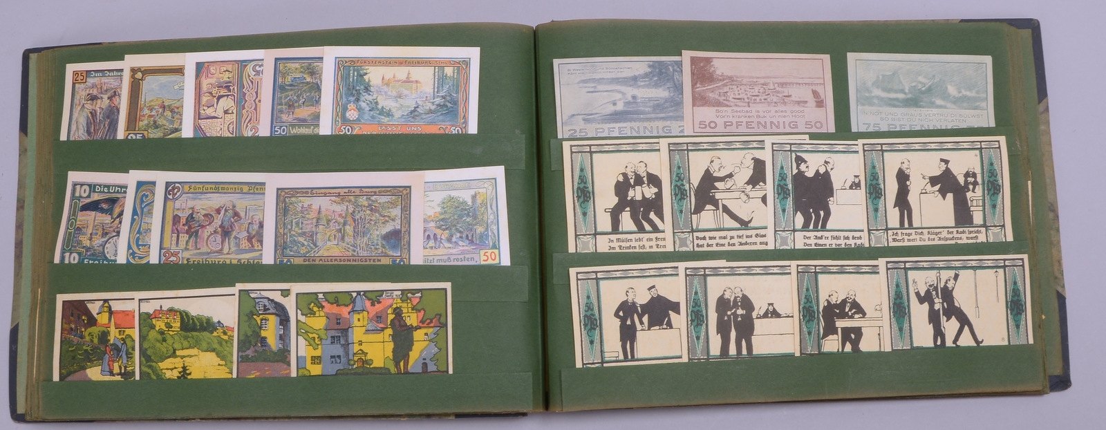 'Notgeld'/'Städtegeld': 'Kolonien', 'Husarenbataillon', 'Totenkopfbataillon', u.a.