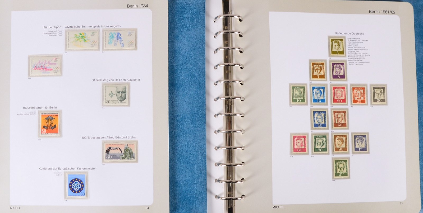 Briefmarken, 'Berlin', 1948 - 1989: Schwarzaufdruck, 'Bauten' kompl. (hohe Werte gepr.)