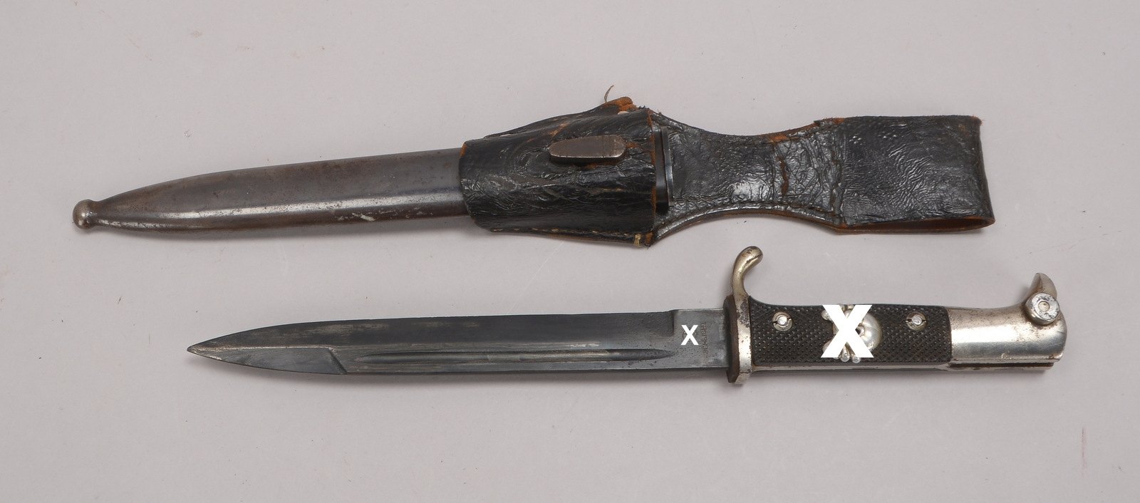 Bajonett (II. WK), W. Schlicht/Herstellerzeichen mit 'Doppelrune'
