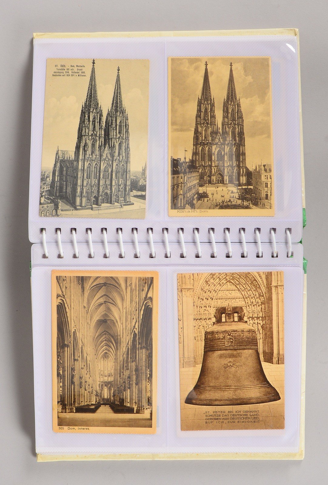 Postkartensammlung 'Köln': 40x histor. Ansichten, im Album gesammelt - gepflegt