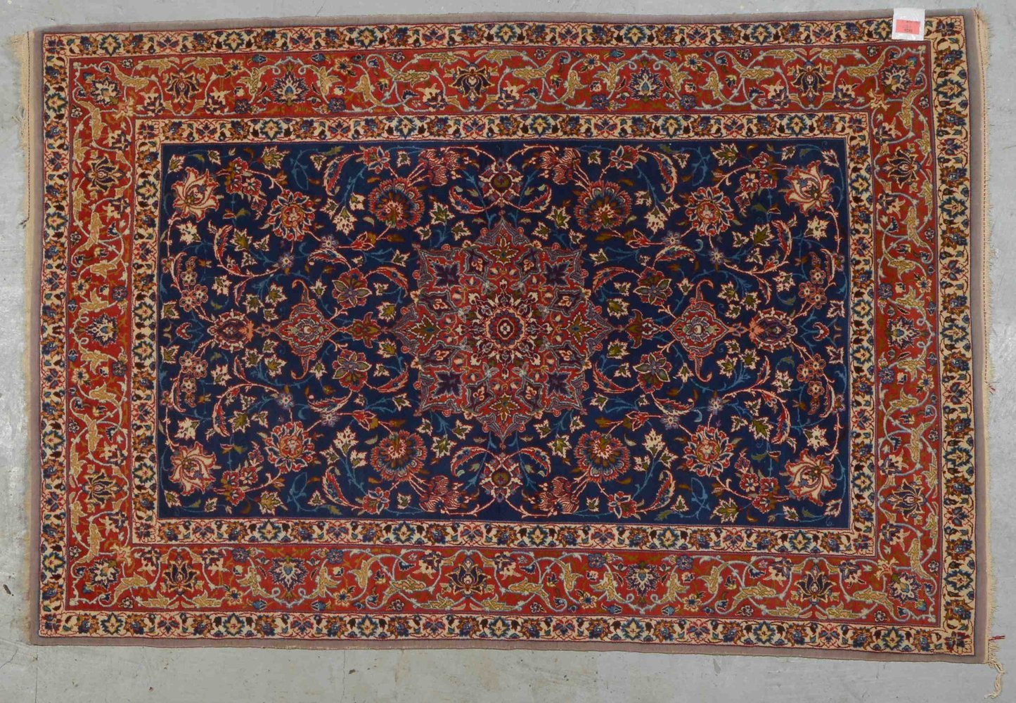 Isfahan-Brücke, sehr feine Knüpfung, fast 1 Mio. Knoten/qm, gleichmäßiger Flor
