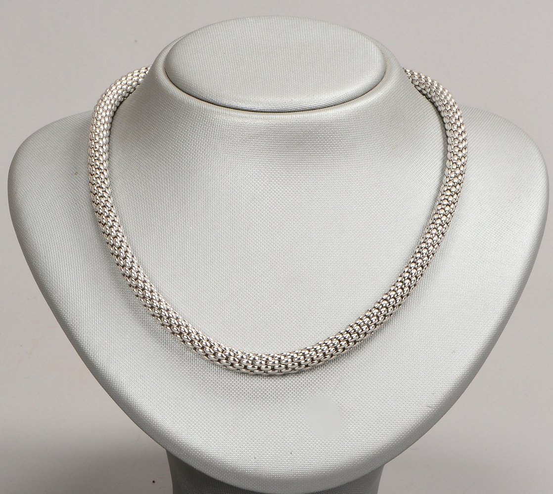 Fope/Italien, Collier, 750 WG (gest.), 'Kaleida'-Kollektion, mit Steckschließe