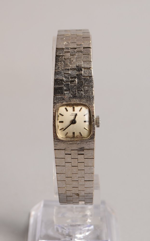DAU 'Gérard Perregaux', 750 WG-Gehäuse und Armband, Handaufzug - läuft an
