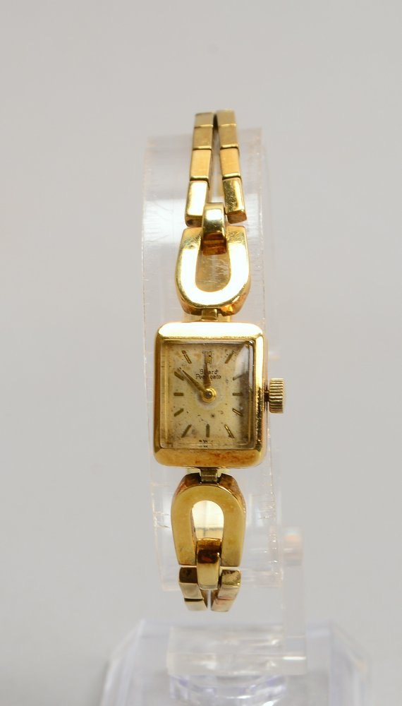 DAU 'Gérard Perregaux', 585 GG-Gehäuse/Armband, Handaufzug - läuft nicht an