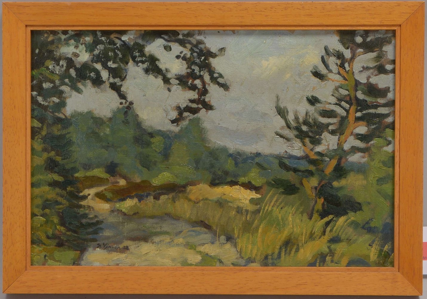 Vinnen, H., 'Wasserlauf', Öl/Lw, unten links signiert; Bildmaße 29,5 x 44 cm