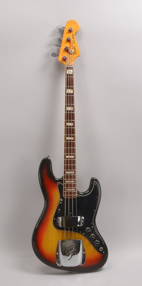Bass-Gitarre/4-Saiter (USA), Fender 'Jazz', o. Seriennr./Perlmutt-Einl. im Griffbrett ergänzt