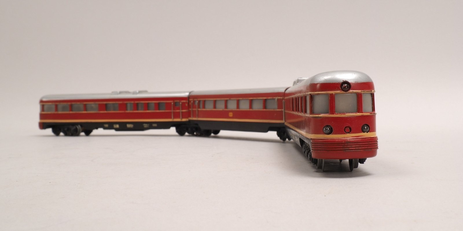 3 Modelleisenbahn-Waggons, 'H0', Märklin, Nr. '3025'/Version 1, Metall