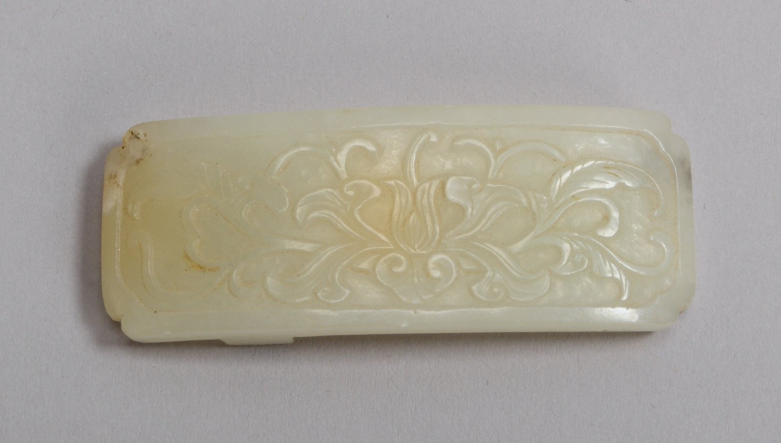 Gürtelschnalle (China), Jade - aus Sammlungsauflösung