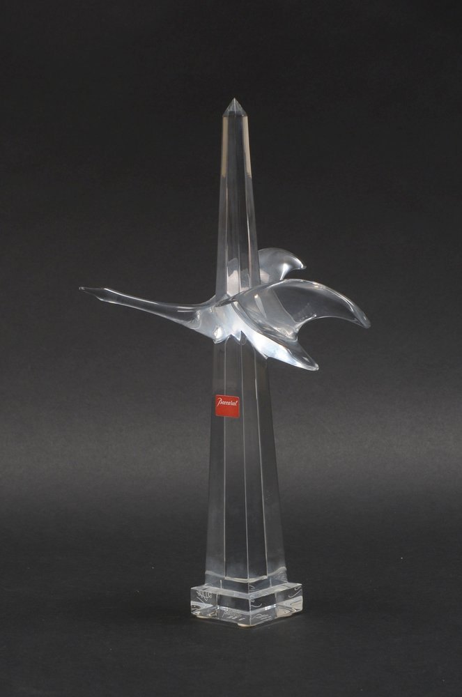 Baccarat, 'Millennium'-Figur, 'Fliegender Schwan', Aufl. '32/2.000', sign. - mit Zertifikat!