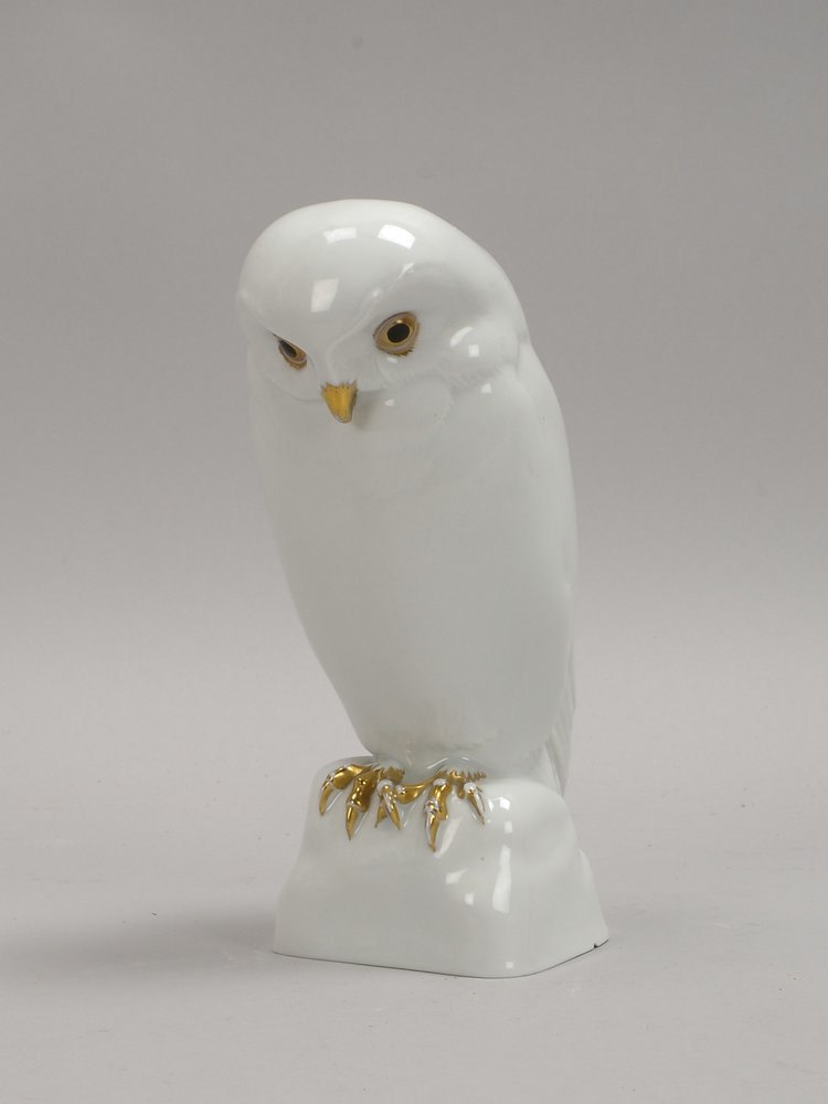 Lorenz Hutschenreuther/Selb, Porz.-Figur, 'Eule', Entw. Prof. Paul Klee; Höhe 22 cm