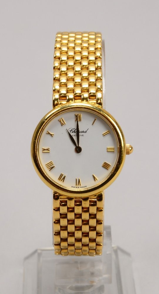 DAU Chopard, 750 GG-Geh./Armband, Nr. 335638', Quarzwerk - läuft an; Ø 25 mm, Gew. 70 g