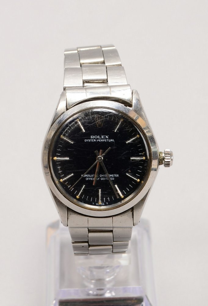 HAU/Superlat. Chronometer, Rolex 'Oyster Perpet., Stahl-Gehäuse/Armband, Automatik