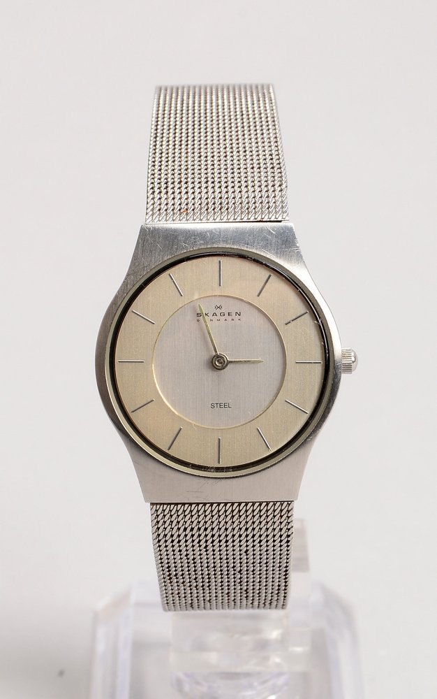 DAU (Skagen/DK), Quarz, Edelstahl-Gehäuse/Armband - Funktion nicht geprüft