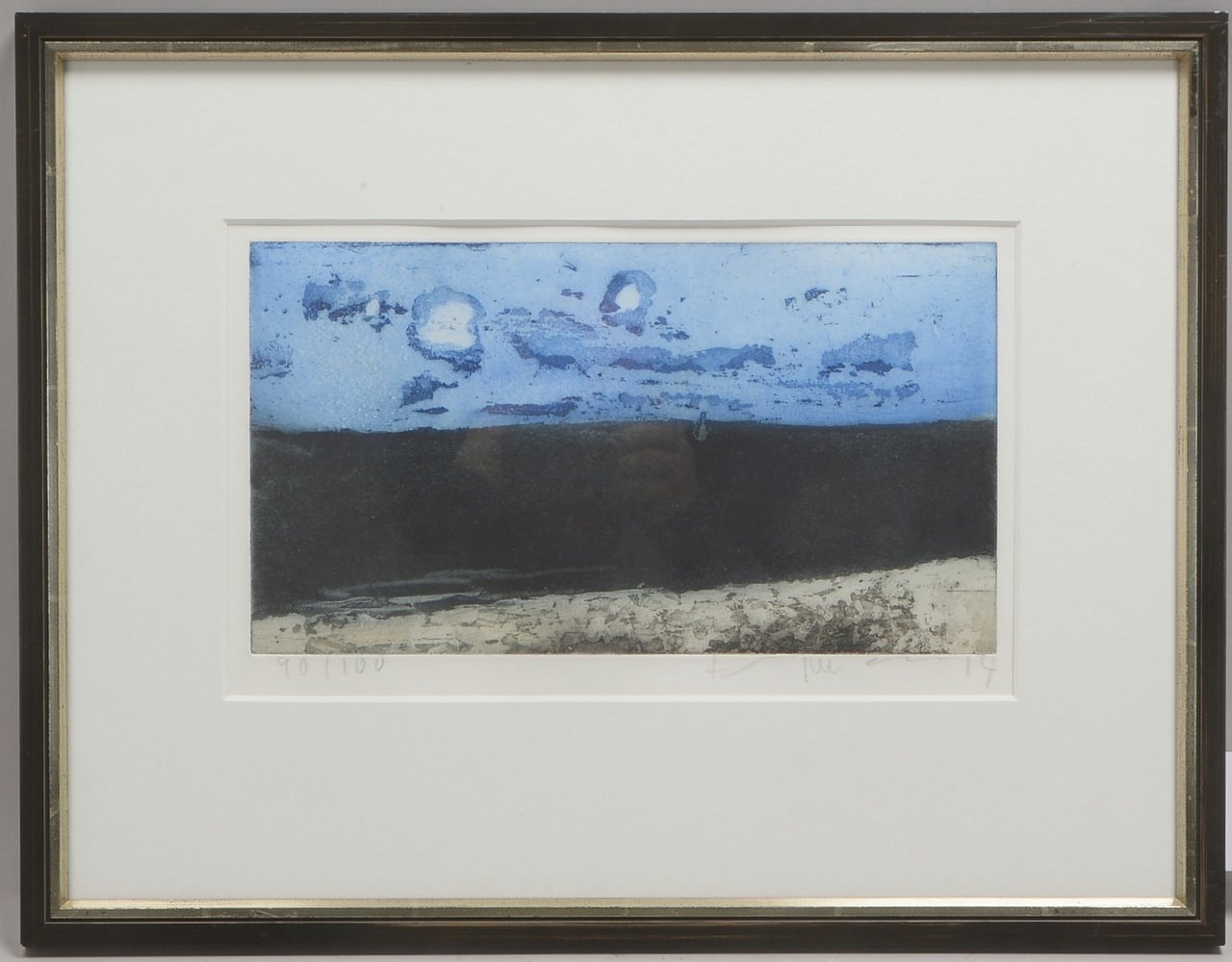Fußmann, Klaus, 'Meerblick', Farbrad., Aufl. '90/100', unten re. bleisign., hinter Glas