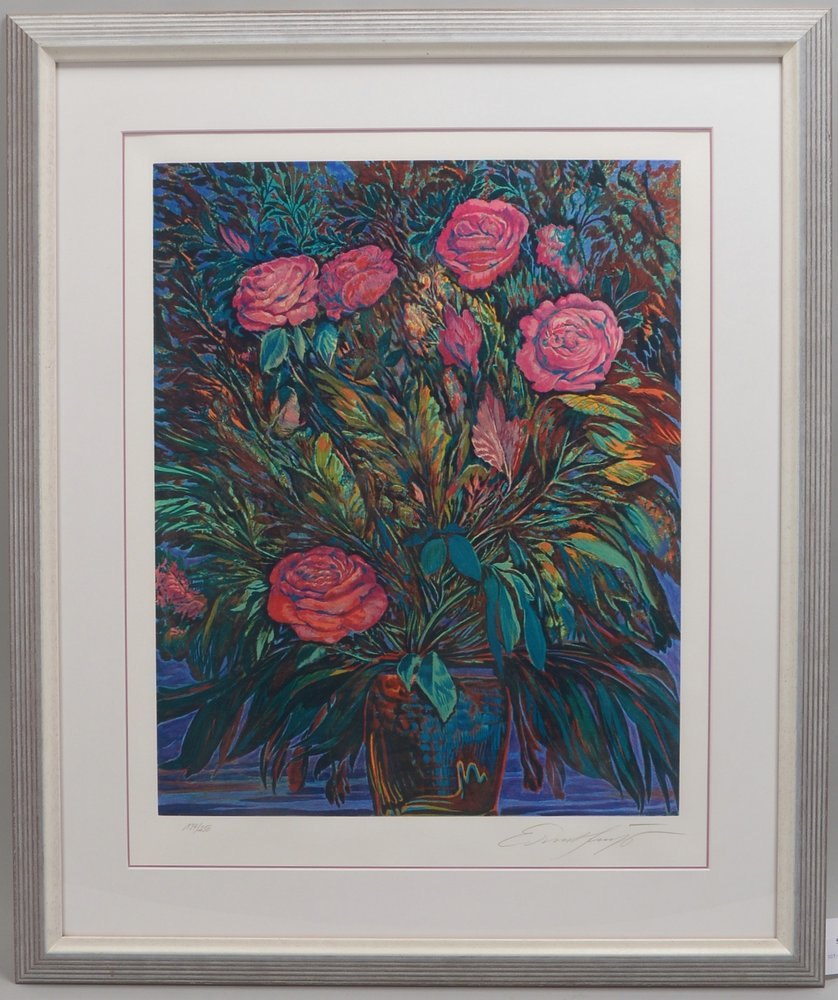 Fuchs, Ernst, 'Gegenlicht der blauen Stunde', Farbserigrafie, Aufl. '134/250', sign.