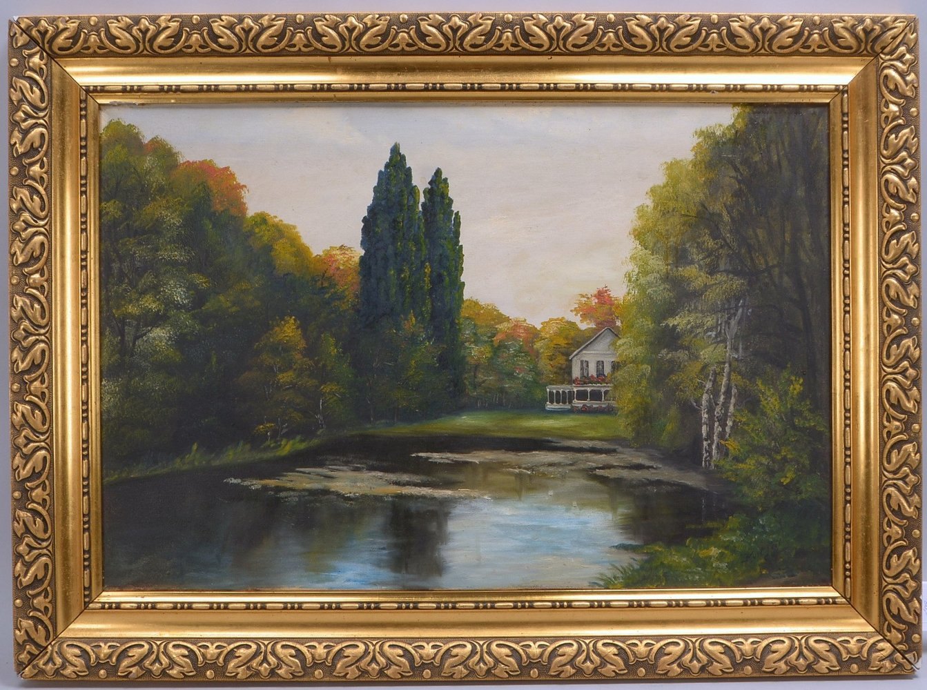Feil, Kurt, 'Bürgerpark', Öl/Lw, unten rechts signiert; Bildmaße 53 x 80 cm
