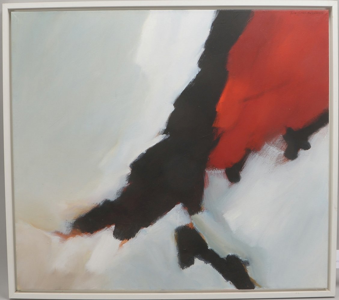 Steinbrecher, Puck, 'Beginn', Acryl auf Leinwand/ger., oben re. sign.; Bildmaße 80 x 90 cm