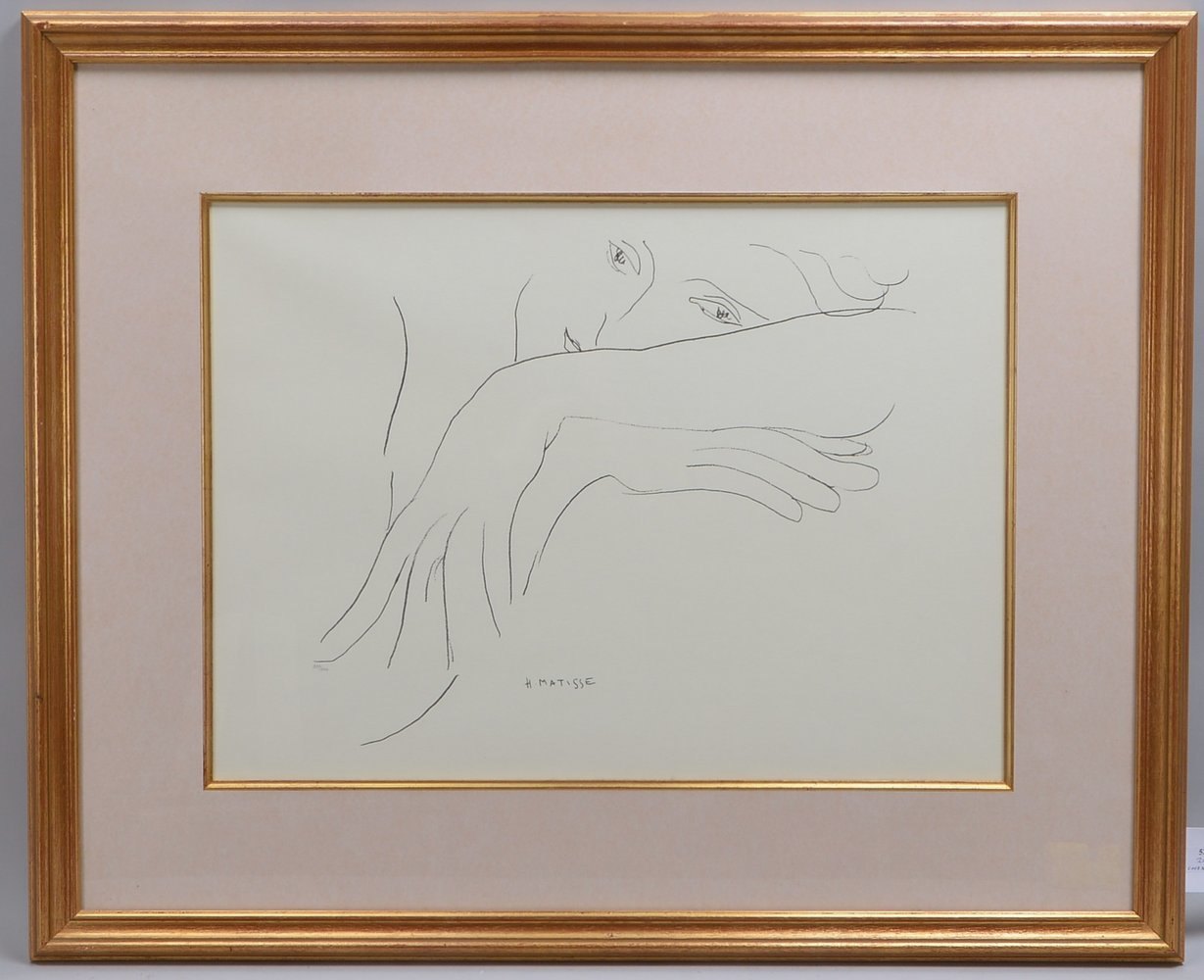Matisse, Henr, 'La Heureuse', Offset-Lithografie, Aufl. '379/888', bleisign./numm., ger.