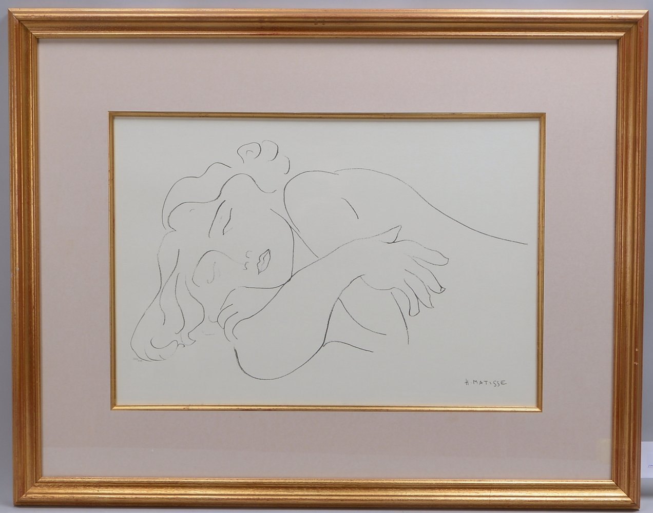 Matisse, Henri, 'Femme Couchée', Offset-Lithografie, Aufl. '334/888', im Stein sign., ger.