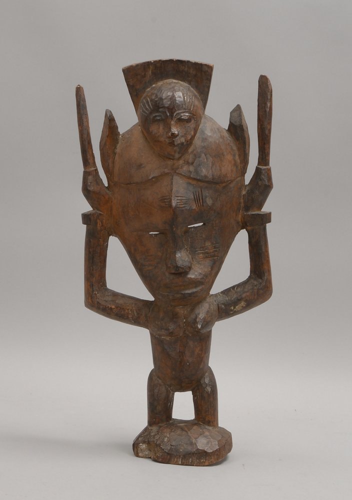 Ritualmaske/Figur (Afrika); Höhe 45 cm