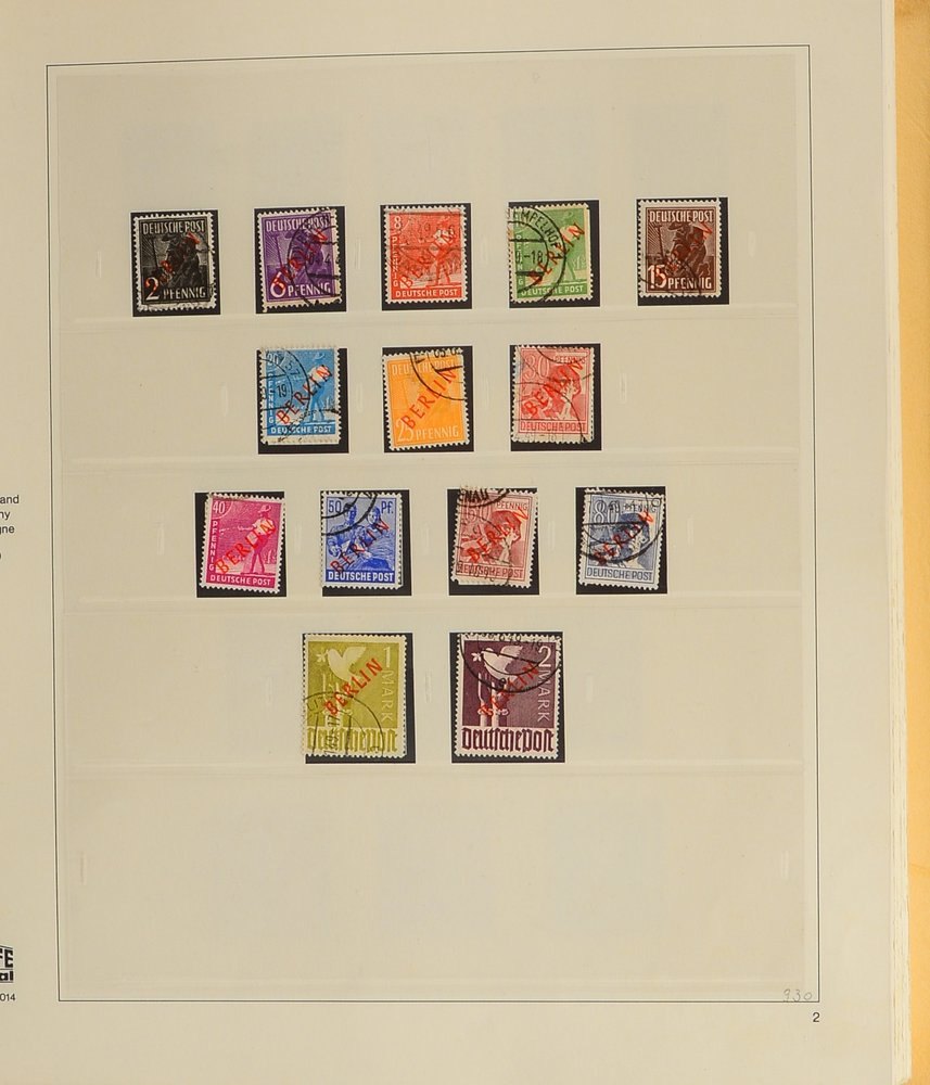 Briefmarken, 'Berlin', 1948 - 1974: gest., im Falzlos-Vordruckalbum (Michel ca. EUR 3.200,-)