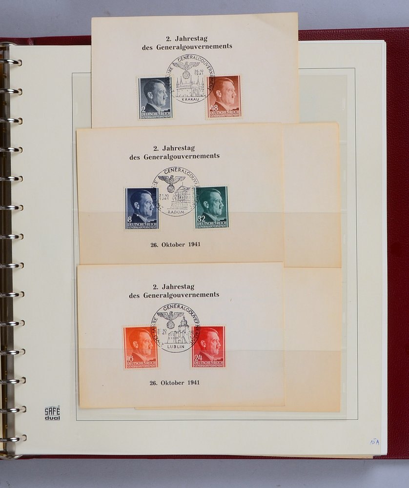 Briefmarken, 'Deutsches Reich/Besetzte Gebiete', 1939 - 1943: postfr./fast gänzlich kompl.