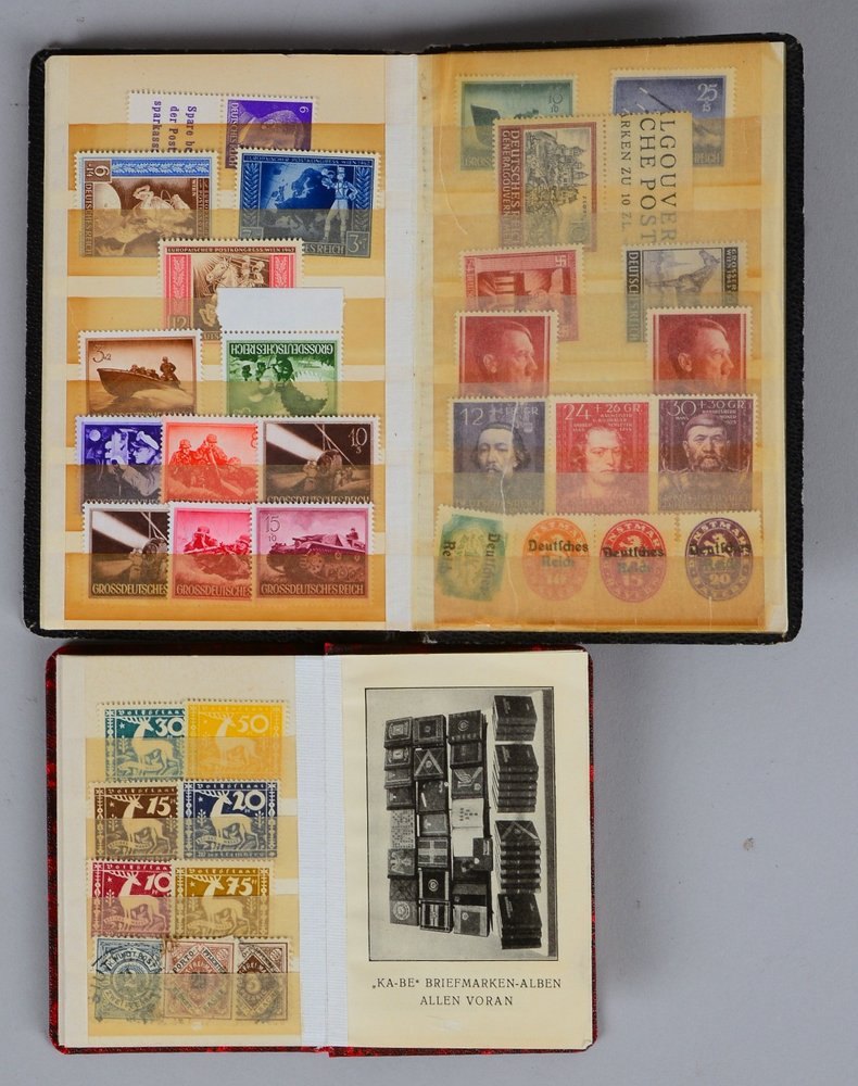 Briefmarken, 'Deutschland': 'Altdeutsche Staaten'/div., sowie 'Weimar', 'III. Reich'