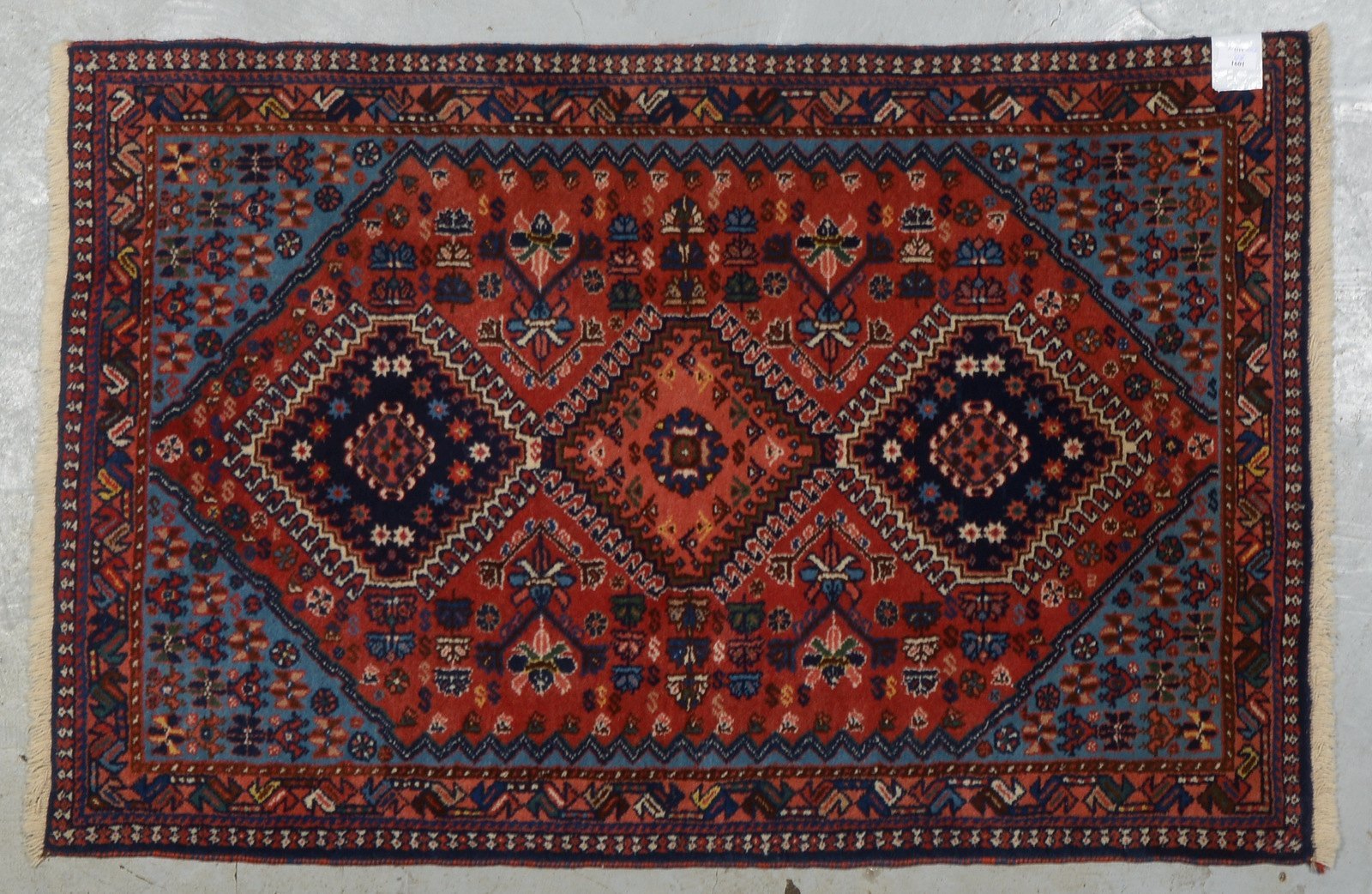 Yalameh-Brücke (Iran), Flor in gutem Zustand; Maße 126 x 83 cm