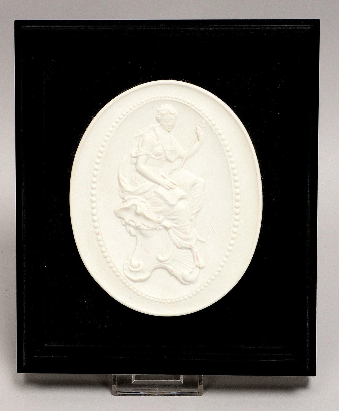 Meissen, Porzellanplakette (limit. Auflage), Entw. J.J. Kaendler - mit Zertifikat!
