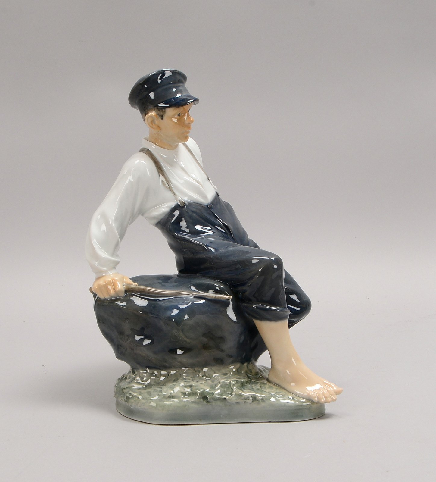 Royal Copenhagen, Porz.-Figur, 'Hirtenjunge', Mod. '1659', Entw. Chr. Thomsen