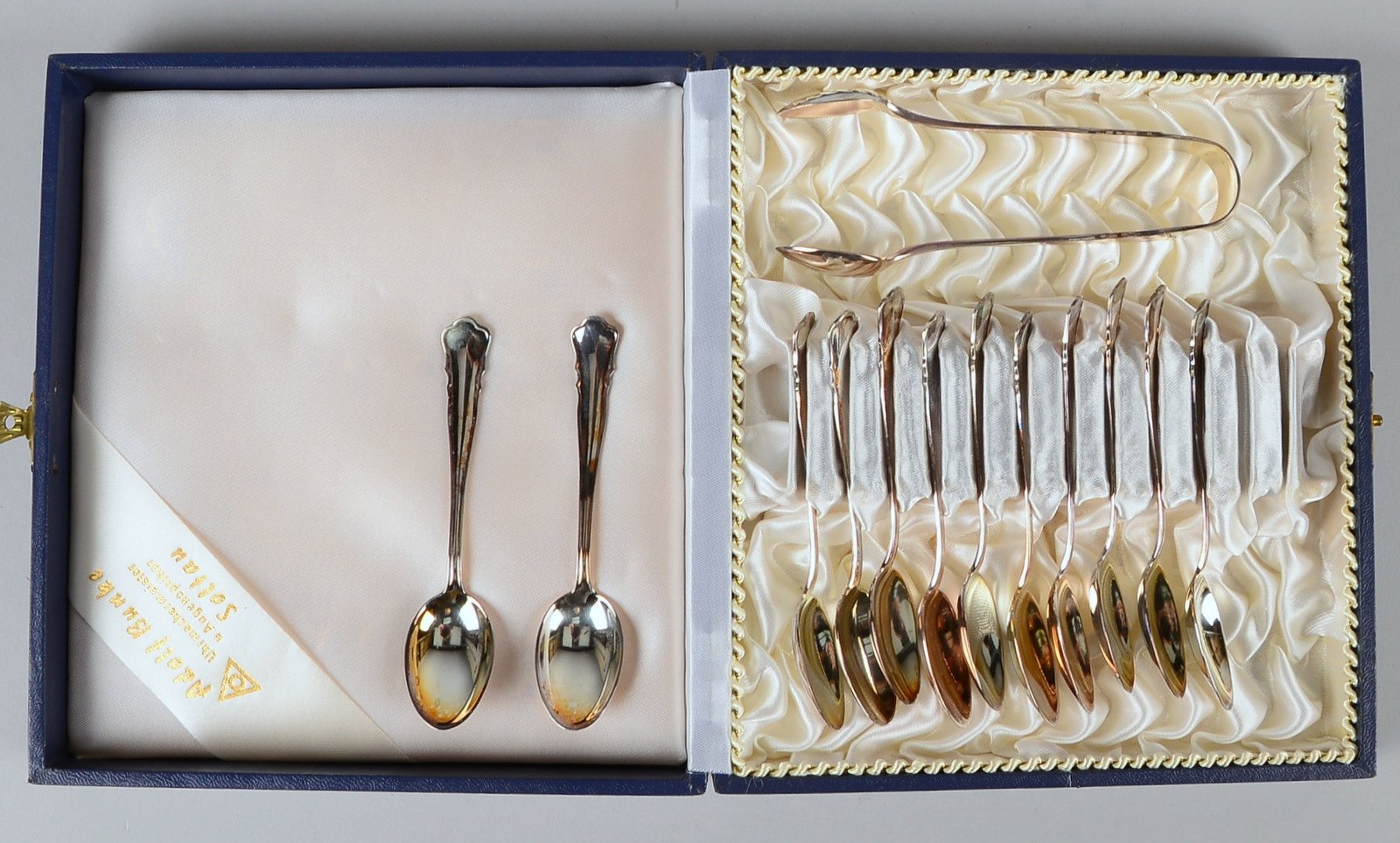 Fisch-Vorlegebesteck, 800 Silber-Griff, 2-teilig: Vorlegemesser und Gabel