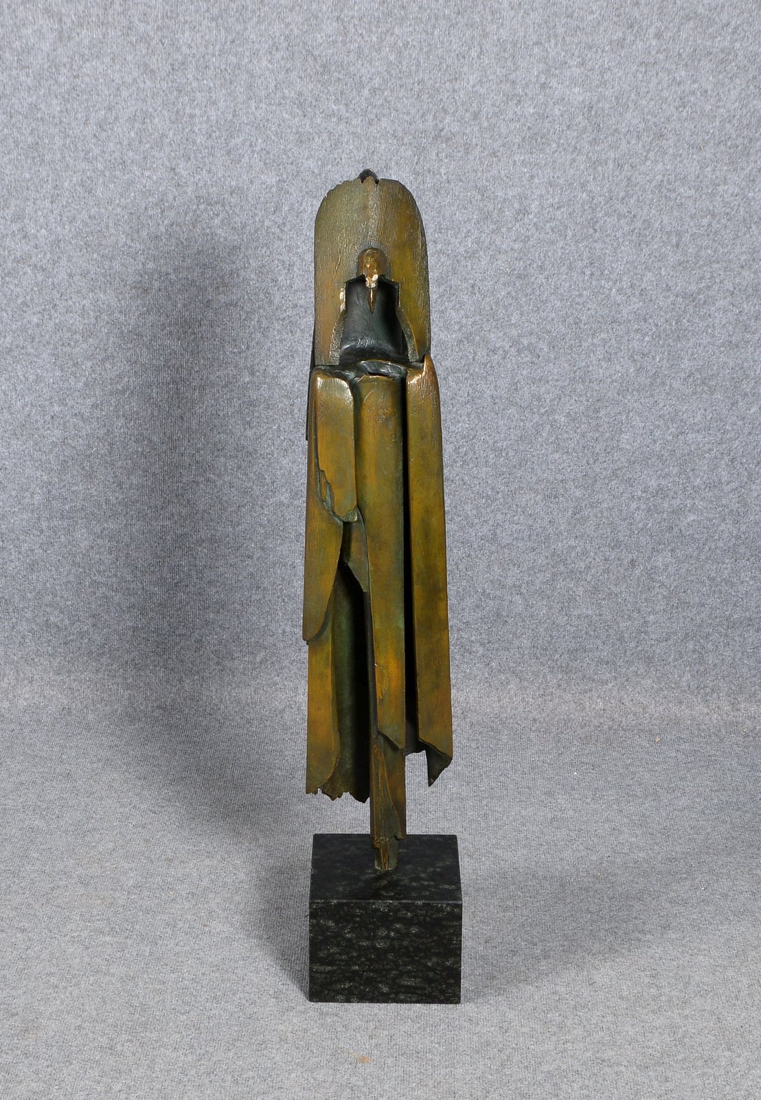 Finke, Dieter , Bronze, 'Der Schamane', Aufl. '3/199', mit Gießerstempel, auf Sockel