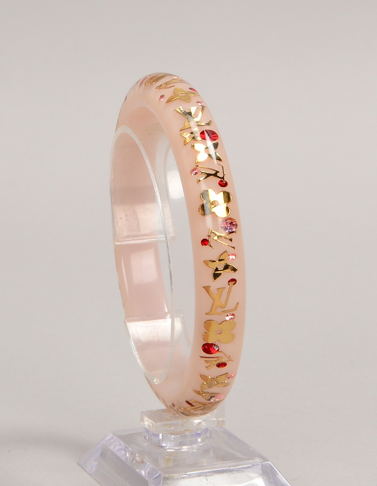 Louis Vuitton, Designer-Armreif/'Inclusion-Armband', Kunststoff, in OVP; Ø 6,3 cm