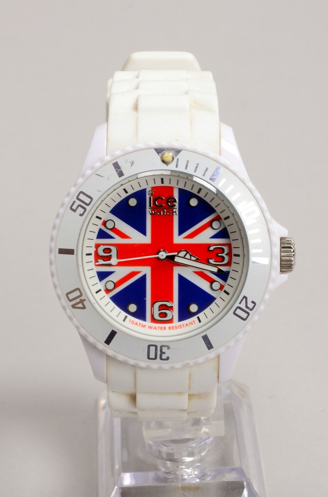 Designer-Herrenarmbanduhr, 'ICE-Watch', Entwurf: Jean Pierre Lutgen, in Box