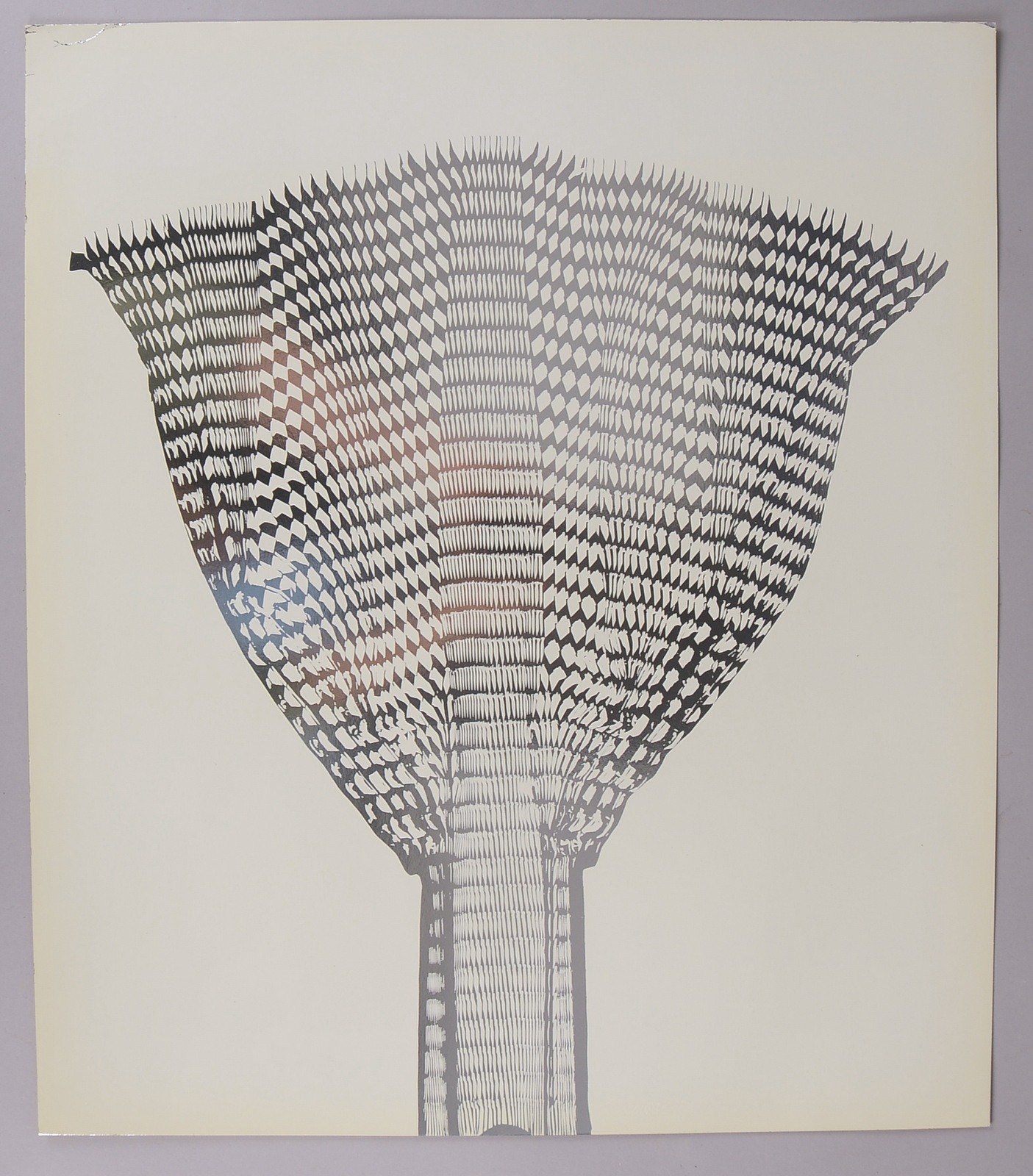 Mack, Otto Heinz, 'Fächer', Farbserigrafie, exkl. Aufl.; Blattmaße ca. 60 x 51 cm