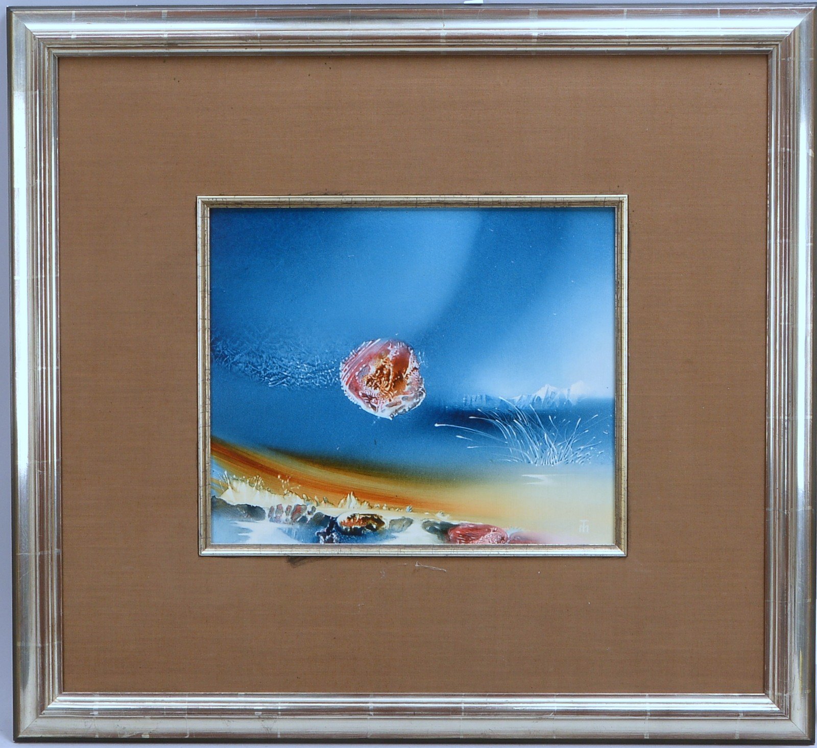 Matouschak, Richard, 'Im Banne des Meteoriten', Öl/Platte, unten rechts monogr.