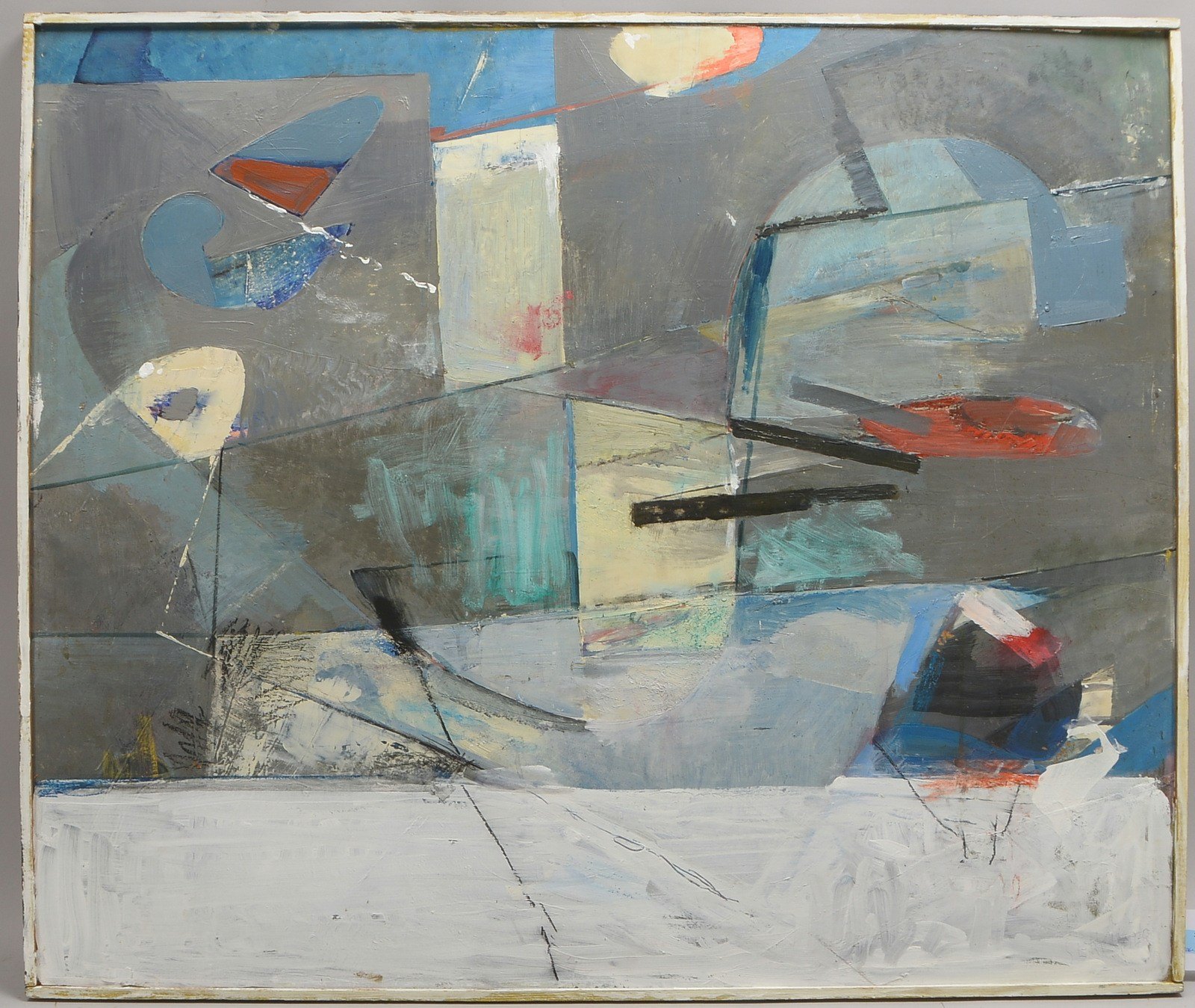 Sertürner, Wernhera, 'DYN - GEO', Öl auf Hartfaser, sign.; Bildmaße 84 x 100 cm